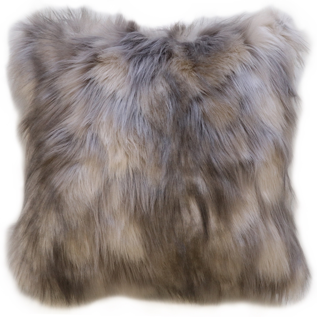 Heirloom Exotic Faux Fur - Cushion / Throw - Mountain Hare image 4